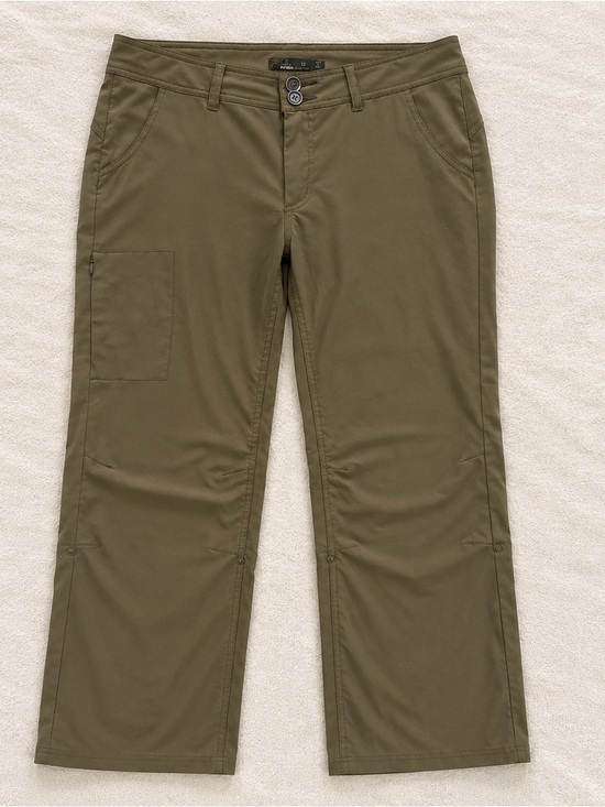 Prana Pants - prAna Women’s Hiking Size 12 Olive Green Utility Stretch Pants